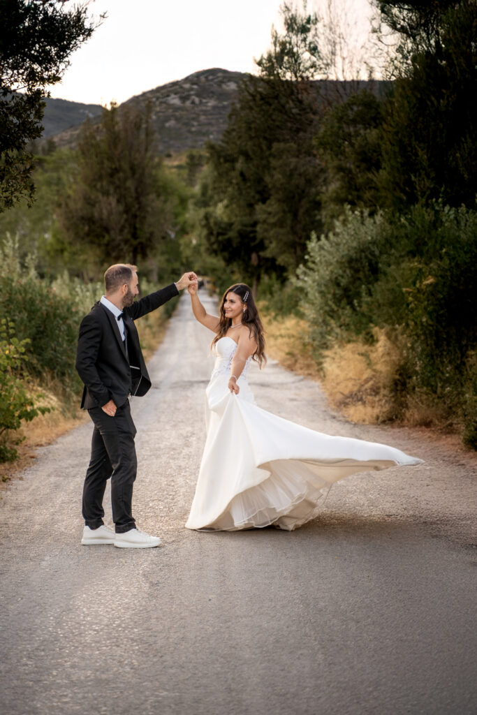 Next-day wedding photography Καλαμάτα — ζευγάρι