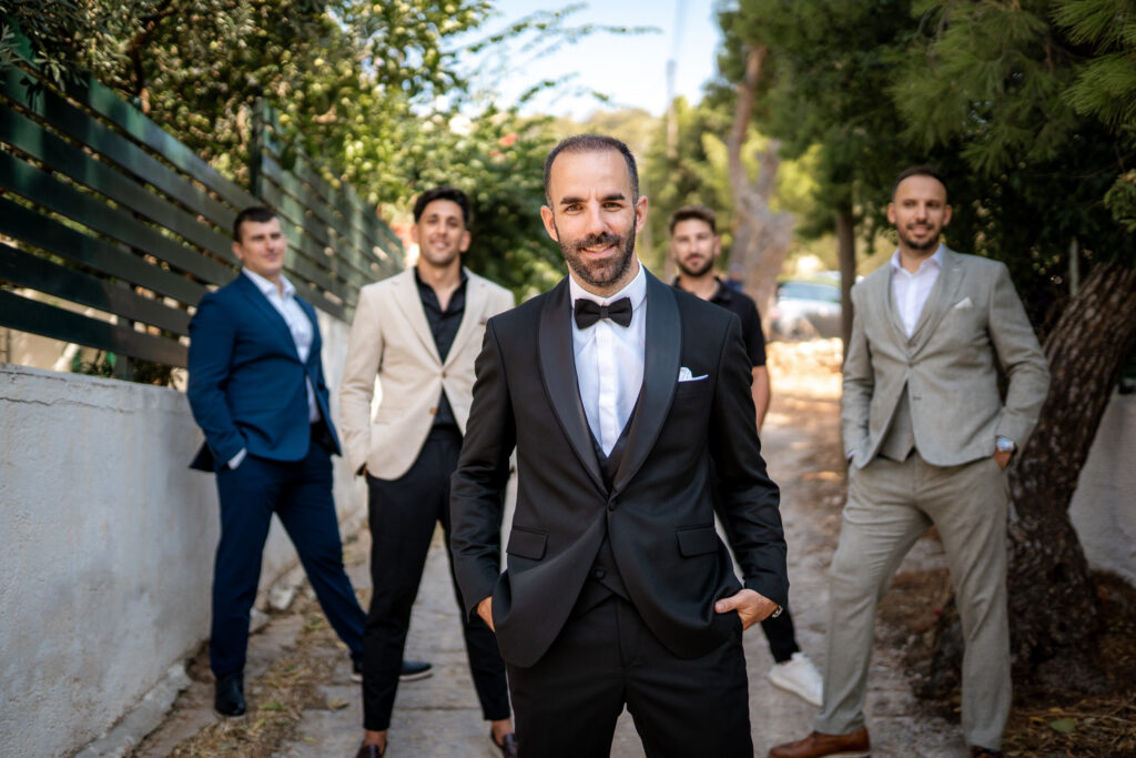 Προετοιμασία γαμπρού Αθήνα — wedding photography